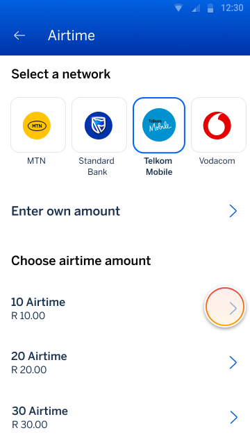 buy airtime - service provider bundles