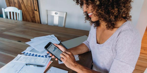 Banking app product detail